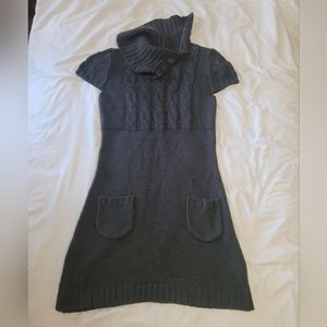 Pink rose premium quality large grey dress